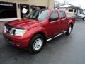 2017 Lava Red Nissan Frontier SV Crew Cab 4x4  photo #2