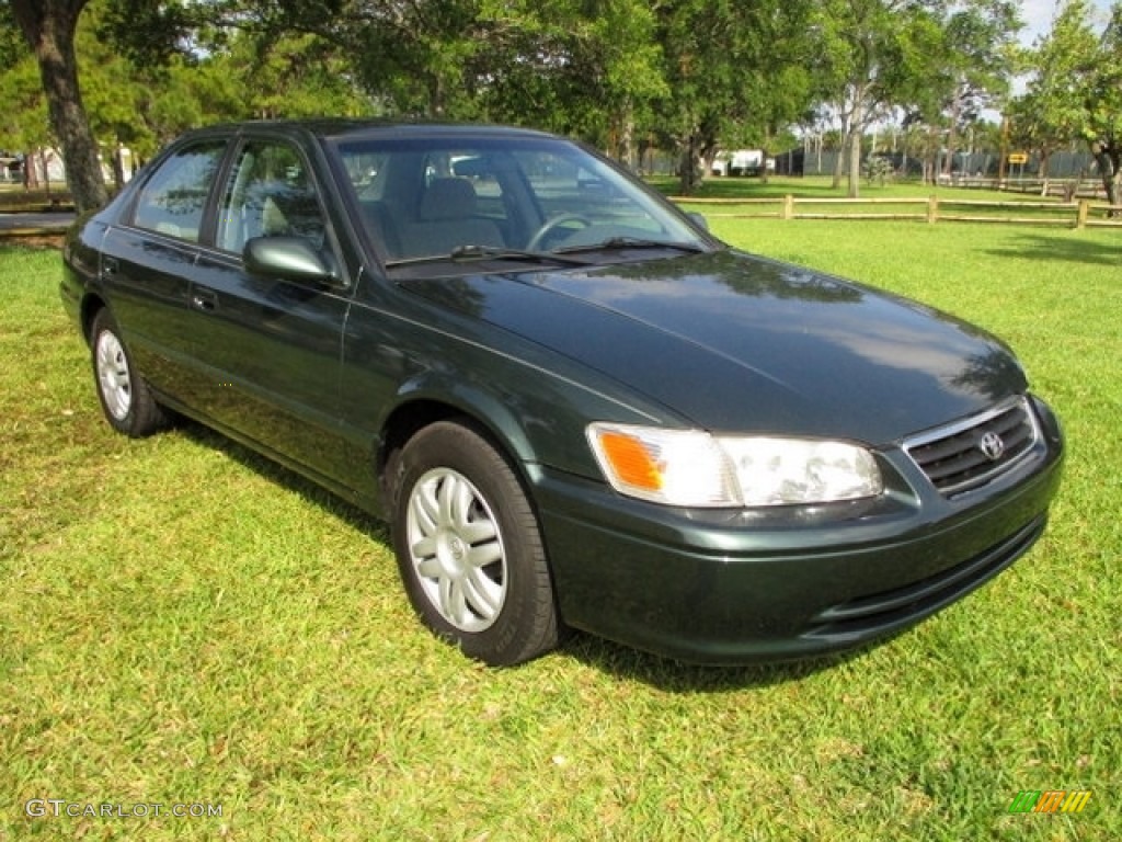 2001 Camry LE - Woodland Pearl / Oak photo #1