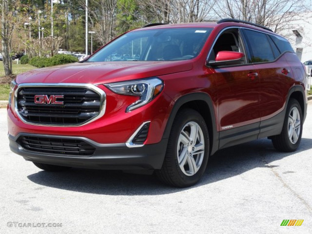 Red Quartz Tintcoat 2019 GMC Terrain SLE Exterior Photo #132748622