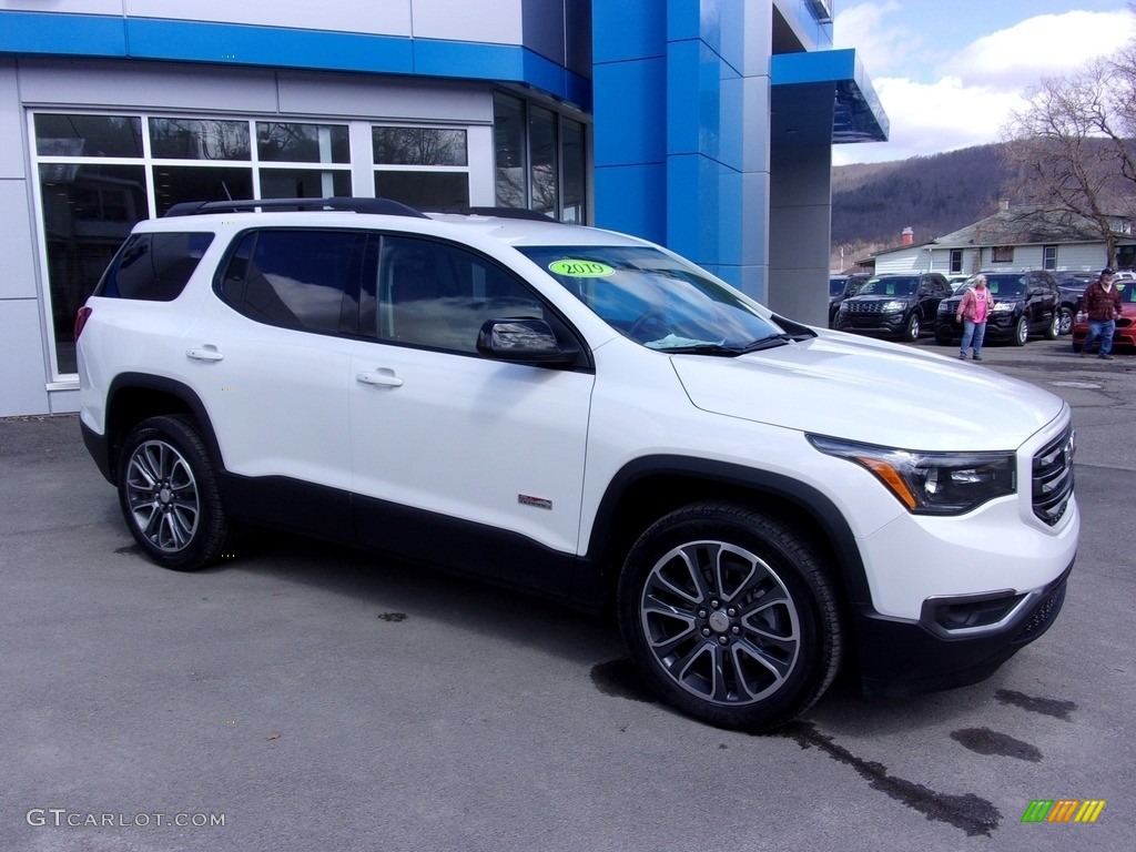 2019 Acadia SLT AWD - White Frost Tricoat / Jet Black/Kalahari photo #3