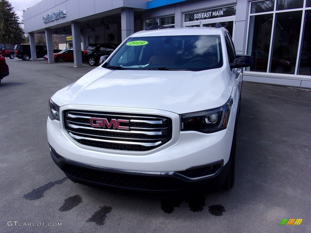 2019 Acadia SLT AWD - White Frost Tricoat / Jet Black/Kalahari photo #5