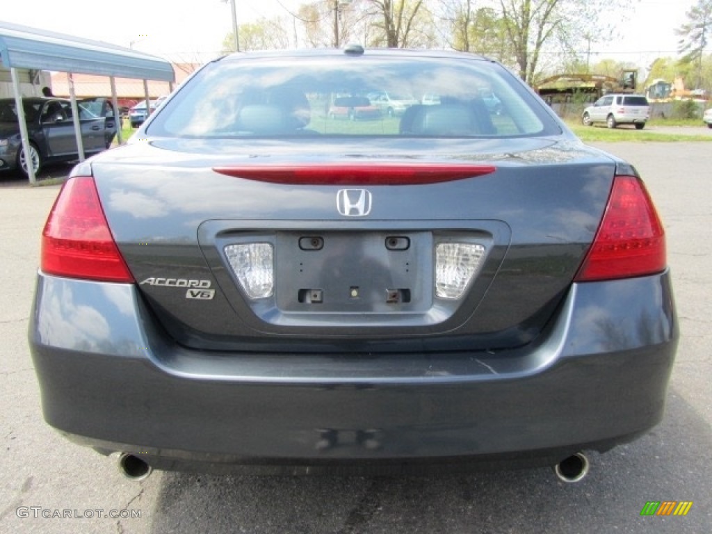 2006 Accord EX-L V6 Sedan - Graphite Pearl / Gray photo #9