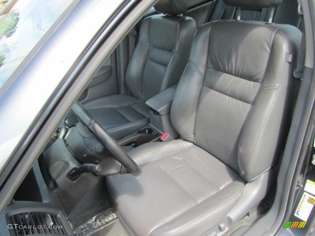2006 Accord EX-L V6 Sedan - Graphite Pearl / Gray photo #18