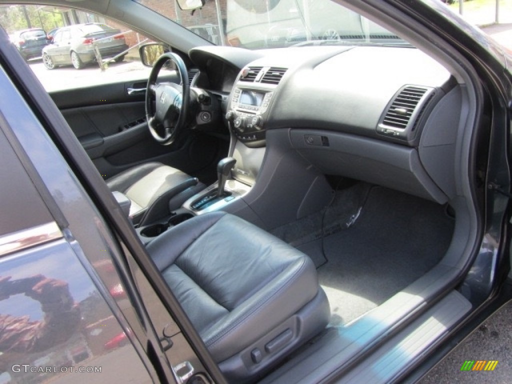 2006 Accord EX-L V6 Sedan - Graphite Pearl / Gray photo #21