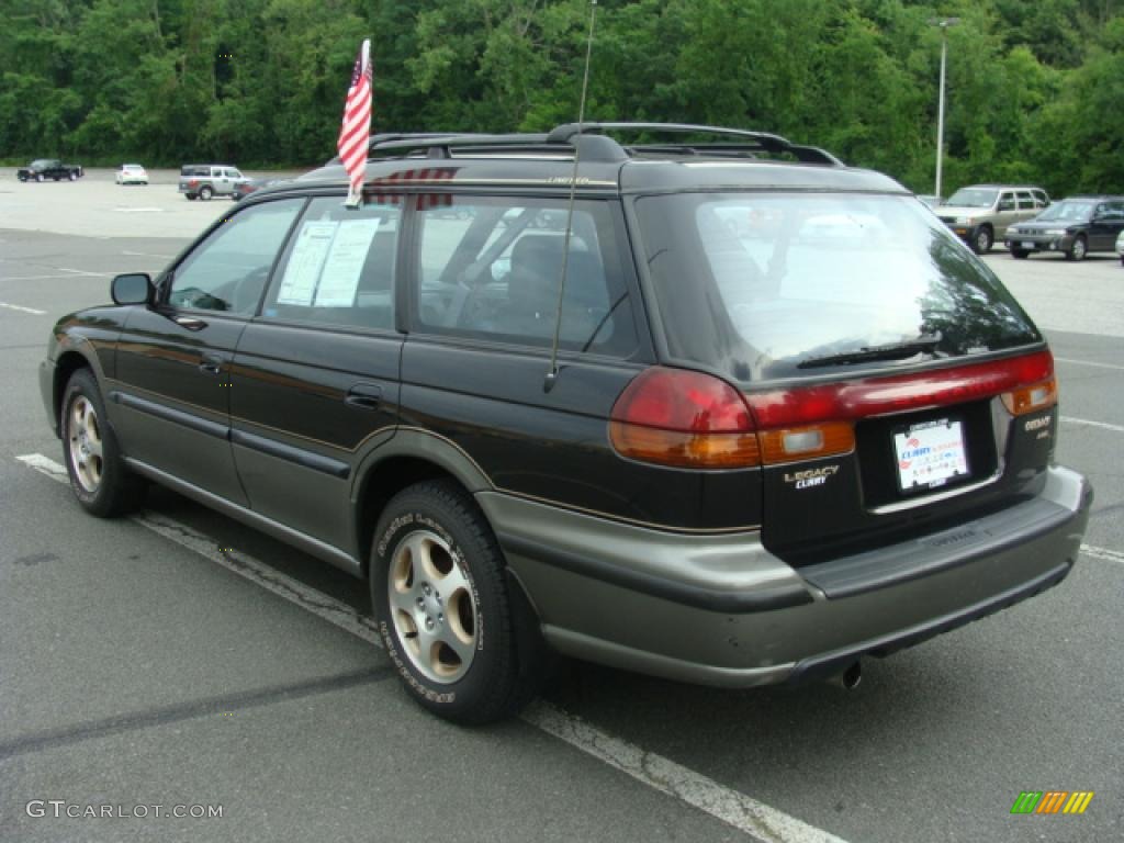 1997 Legacy Outback Wagon - Black Granite Pearl / Grey photo #3