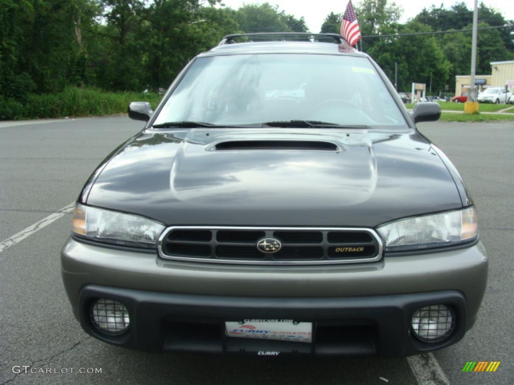 1997 Legacy Outback Wagon - Black Granite Pearl / Grey photo #8