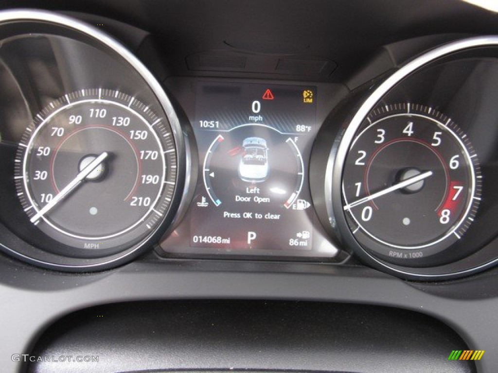 2016 Jaguar F-TYPE R Convertible Gauges Photo #132754538