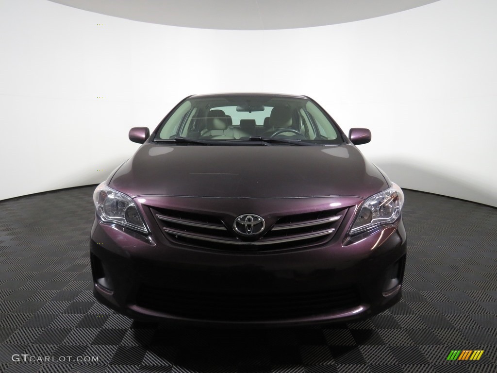 2013 Corolla LE Special Edition - Black Currant Metallic / Bisque photo #3