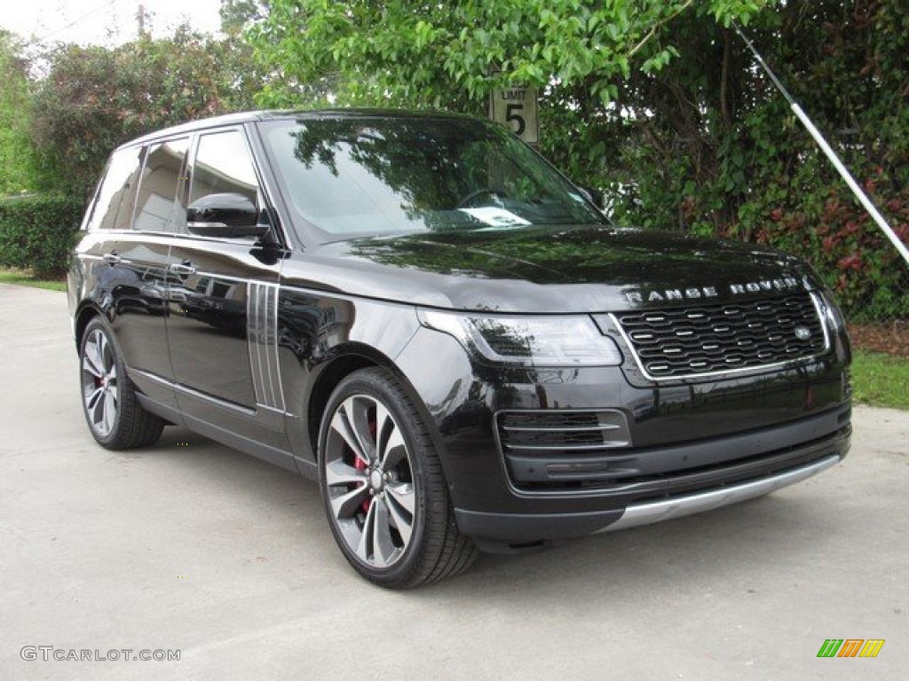 Santorini Black Metallic 2019 Land Rover Range Rover SVAutobiography Dynamic Exterior Photo #132754763