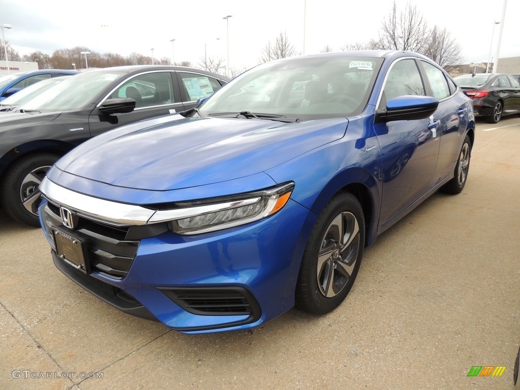 2019 Insight LX - Aegean Blue Metallic / Black photo #1