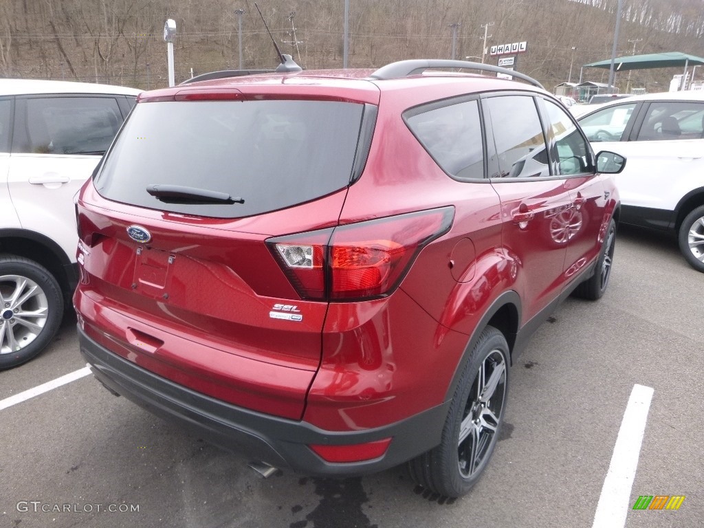 2019 Escape SEL 4WD - Ruby Red / Chromite Gray/Charcoal Black photo #2