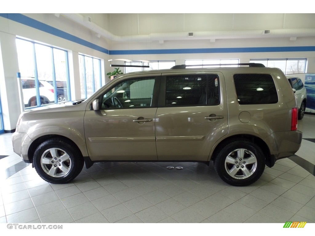 2011 Pilot EX-L 4WD - Mocha Metallic / Beige photo #2