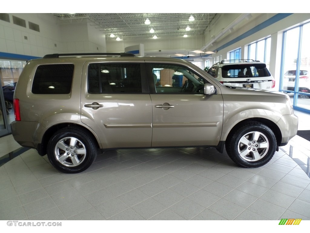 2011 Pilot EX-L 4WD - Mocha Metallic / Beige photo #5