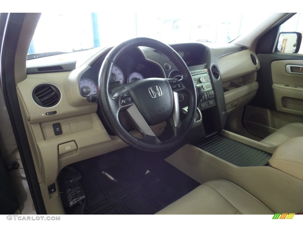 2011 Pilot EX-L 4WD - Mocha Metallic / Beige photo #15