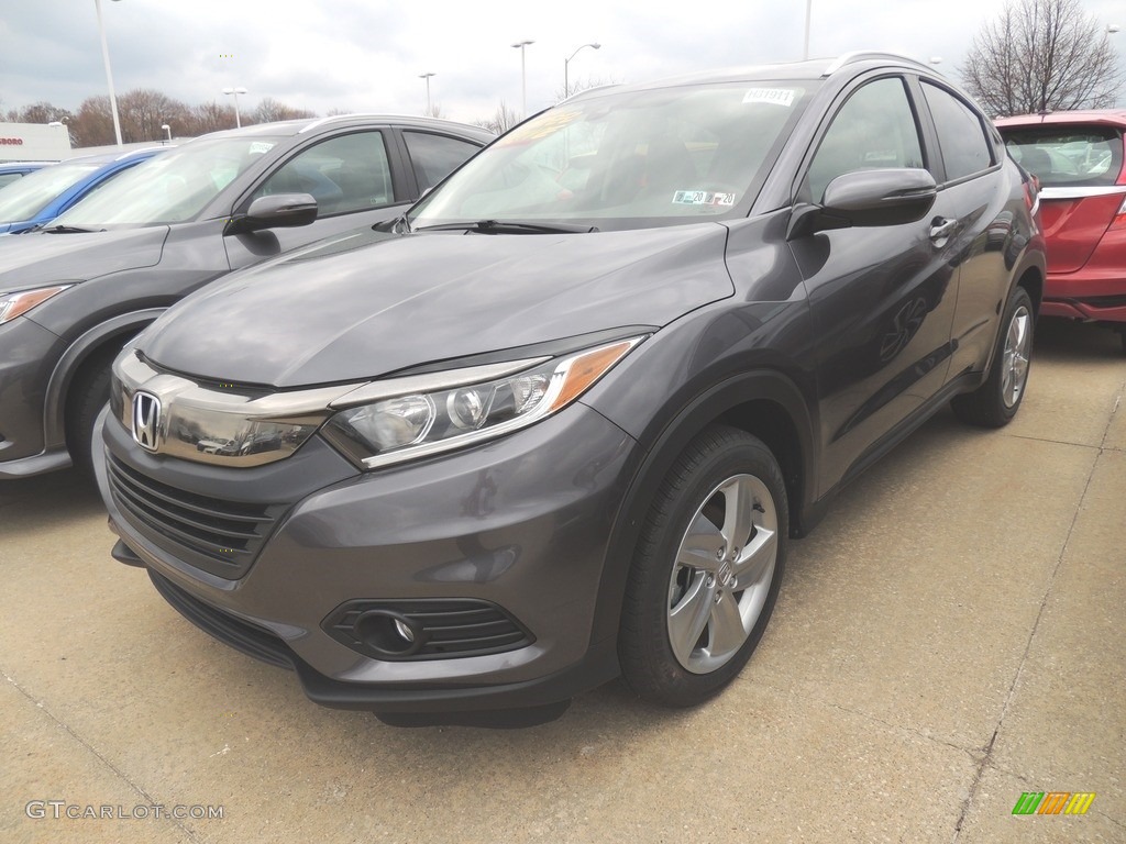 2019 HR-V EX AWD - Modern Steel Metallic / Gray photo #1