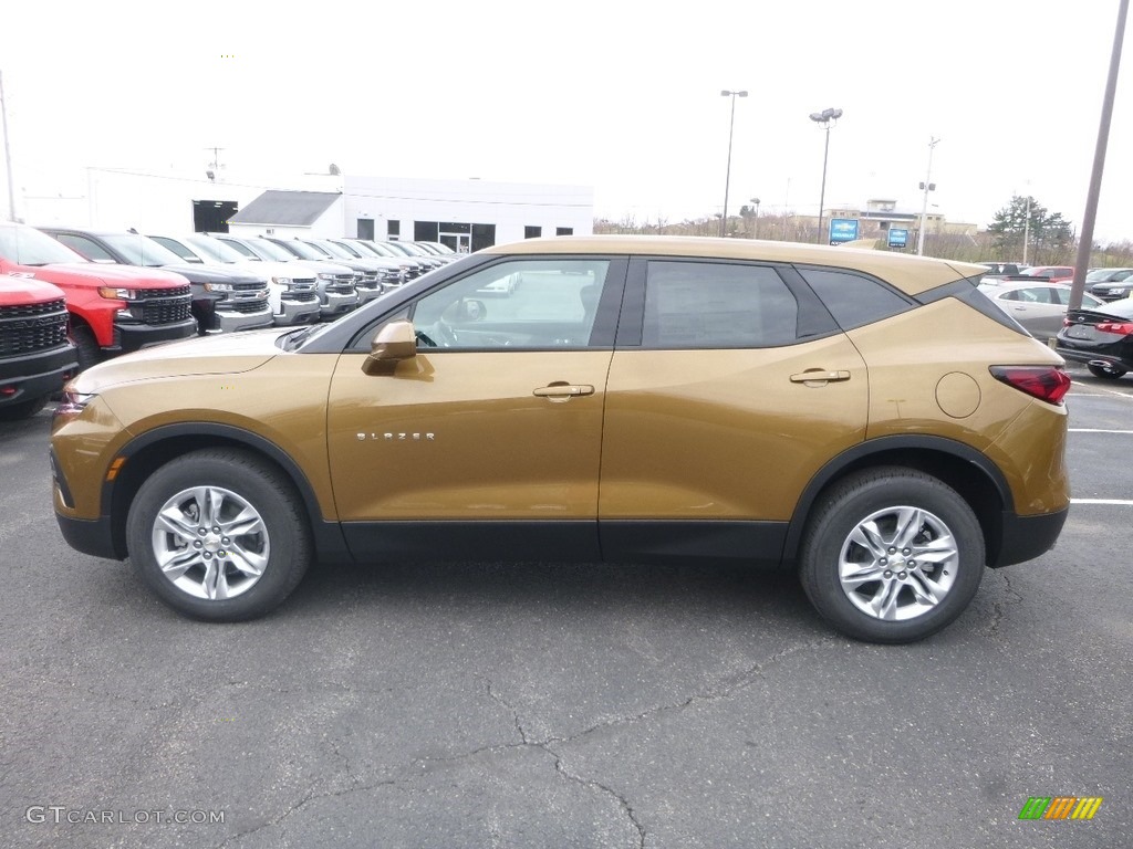 Sunlit Bronze Metallic 2019 Chevrolet Blazer 2.5L Cloth Exterior Photo #132764354