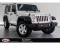 2017 Bright White Jeep Wrangler Unlimited Sport 4x4  photo #1