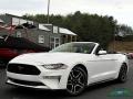 Oxford White 2018 Ford Mustang EcoBoost Convertible