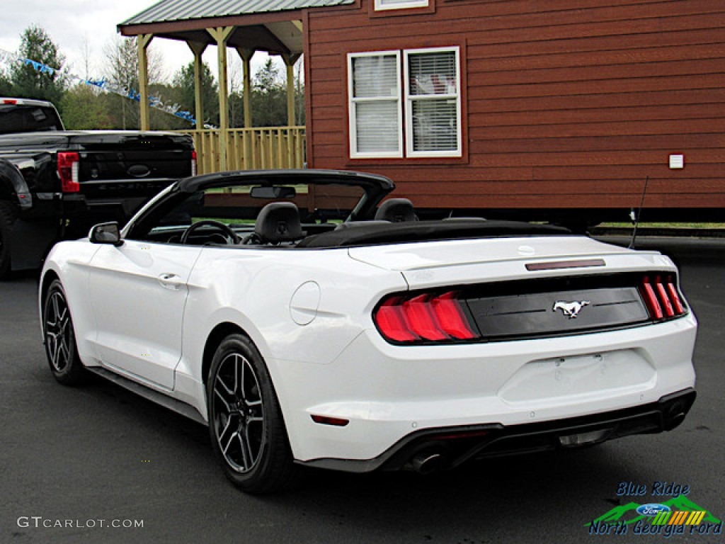 2018 Mustang EcoBoost Convertible - Oxford White / Ebony photo #3