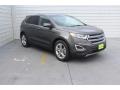 2018 Shadow Black Ford Edge Titanium  photo #2