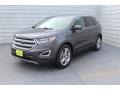 2018 Shadow Black Ford Edge Titanium  photo #4