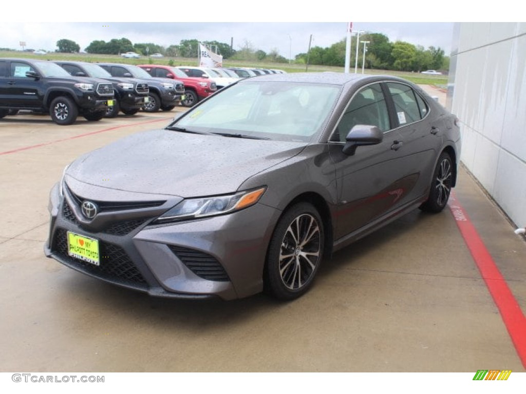 2019 Camry SE - Predawn Gray Mica / Black photo #4