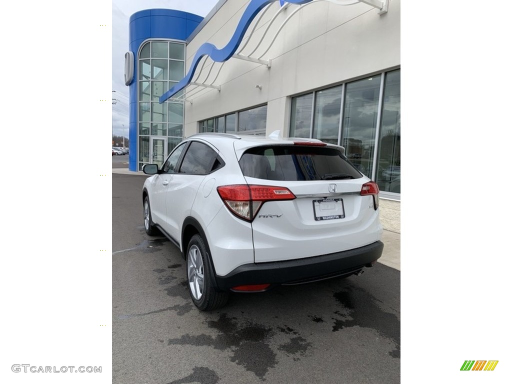 2019 HR-V EX-L AWD - Platinum White Pearl / Gray photo #7