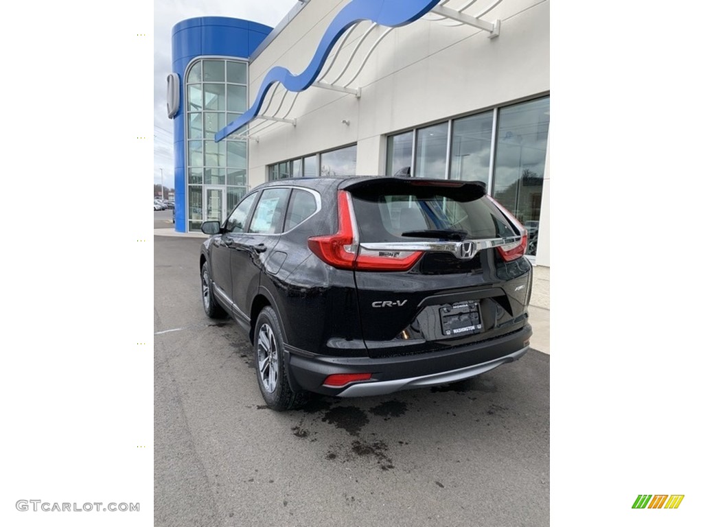 2019 CR-V LX AWD - Crystal Black Pearl / Black photo #7