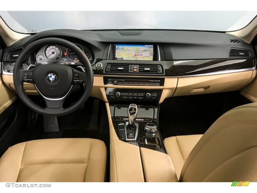 2016 5 Series 528i Sedan - Glacier Silver Metallic / Venetian Beige/Black photo #23