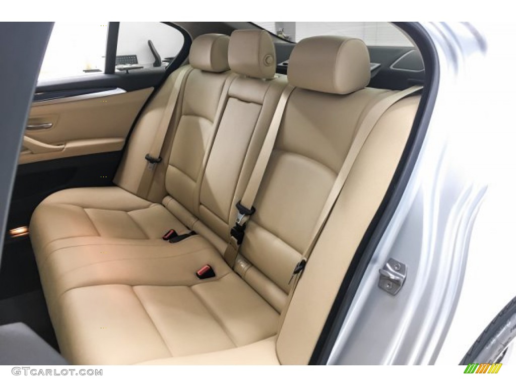 2016 5 Series 528i Sedan - Glacier Silver Metallic / Venetian Beige/Black photo #34