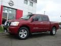 2006 Red Brawn Nissan Titan SE Crew Cab 4x4  photo #3