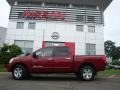 2006 Red Brawn Nissan Titan SE Crew Cab 4x4  photo #4