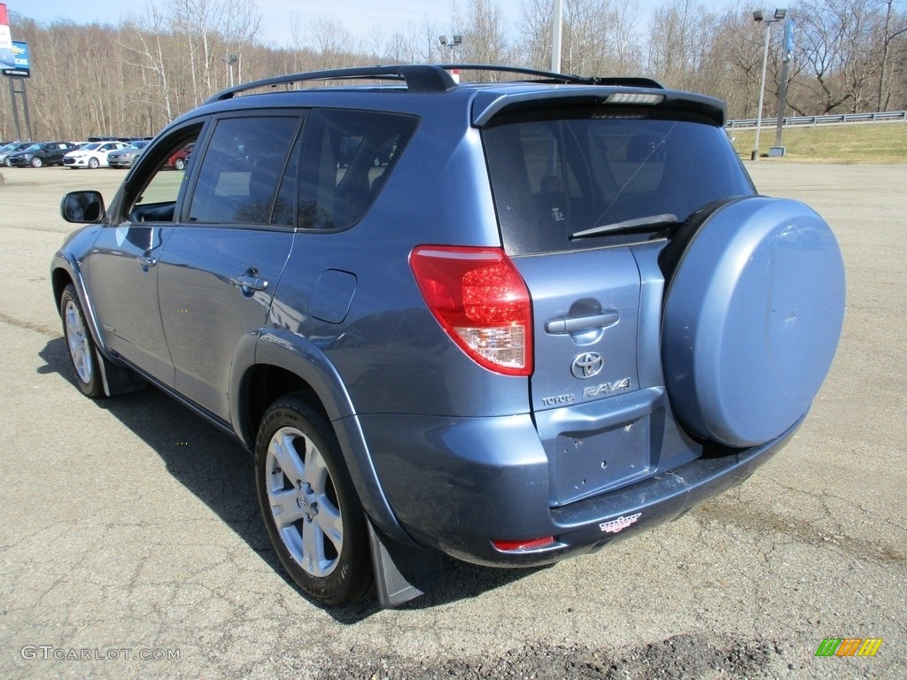 2007 RAV4 Sport 4WD - Pacific Blue Metallic / Dark Charcoal photo #10