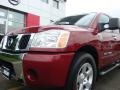 2006 Red Brawn Nissan Titan SE Crew Cab 4x4  photo #14