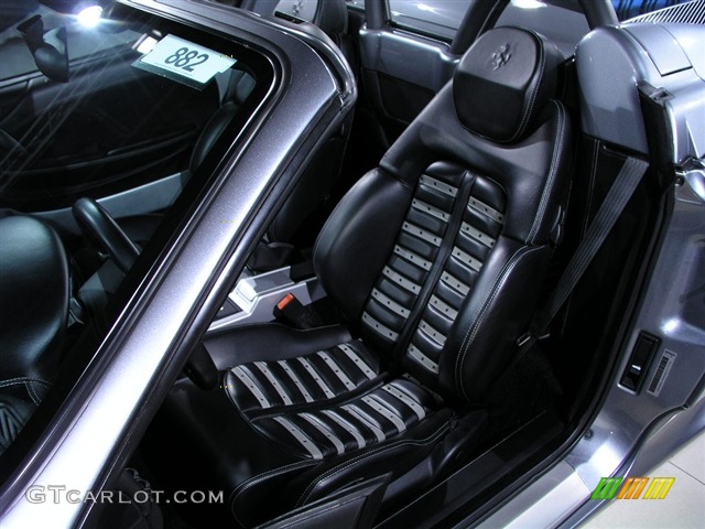 Black Interior 2002 Ferrari 360 Spider F1 Photo #132781