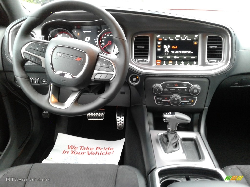 2019 Dodge Charger R/T Scat Pack Black Dashboard Photo #132783275