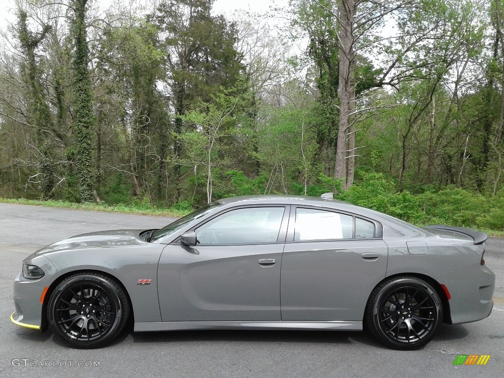 Destroyer Gray 2019 Dodge Charger R/T Scat Pack Exterior Photo #132783461