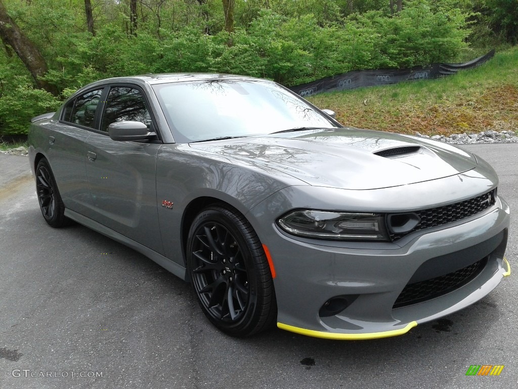 Destroyer Gray 2019 Dodge Charger R/T Scat Pack Exterior Photo #132783536