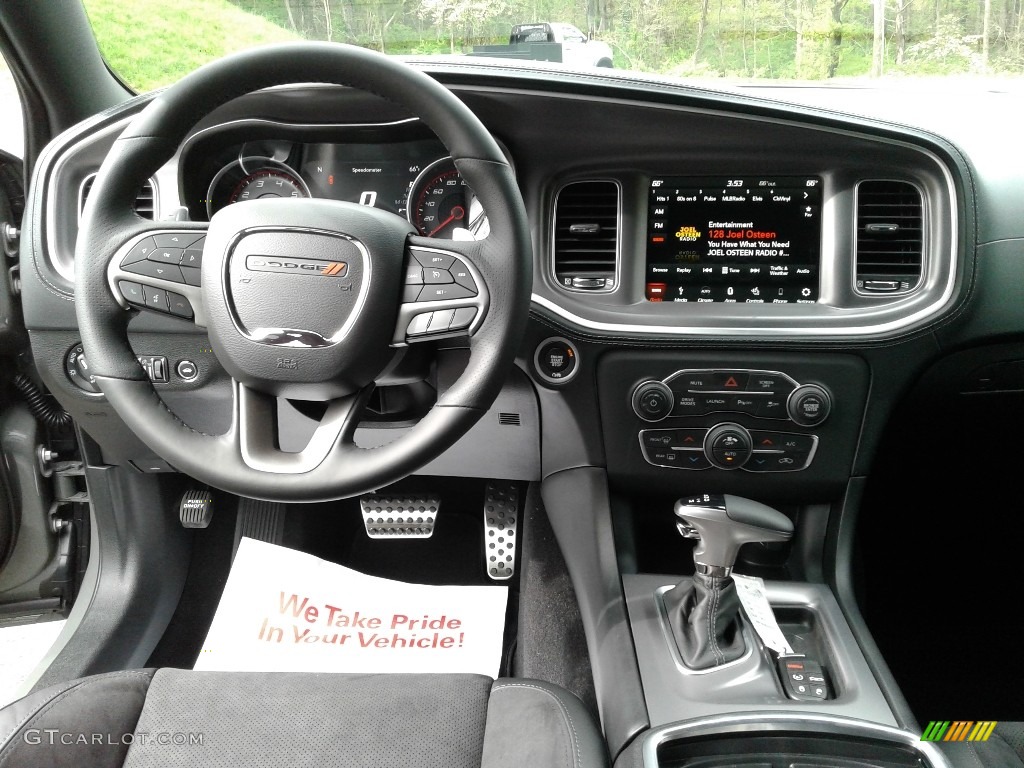 2019 Dodge Charger R/T Scat Pack Black Dashboard Photo #132783848