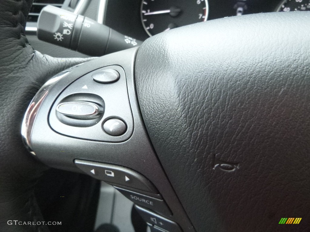 2019 Nissan Murano SL AWD Graphite Steering Wheel Photo #132785561