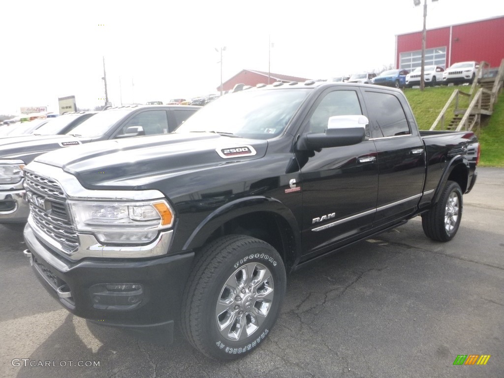 2019 2500 Limited Crew Cab 4x4 - Diamond Black Crystal Pearl / Black photo #1