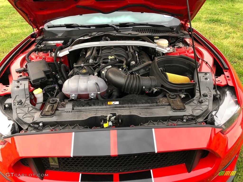 2018 Ford Mustang Shelby GT350 5.2 Liter DOHC 32-Valve Ti-VCT Flat Plane Crank V8 Engine Photo #132786335