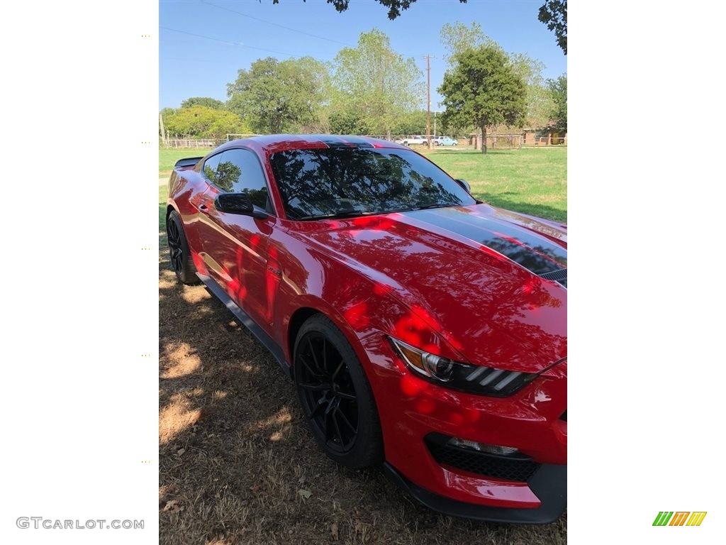 2018 Mustang Shelby GT350 - Race Red / GT350 Ebony Leather/Miko Suede photo #13
