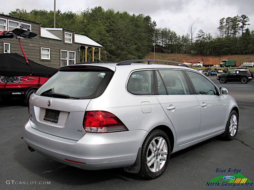 2012 Jetta TDI SportWagen - Moonrock Silver Metallic / Titan Black photo #5