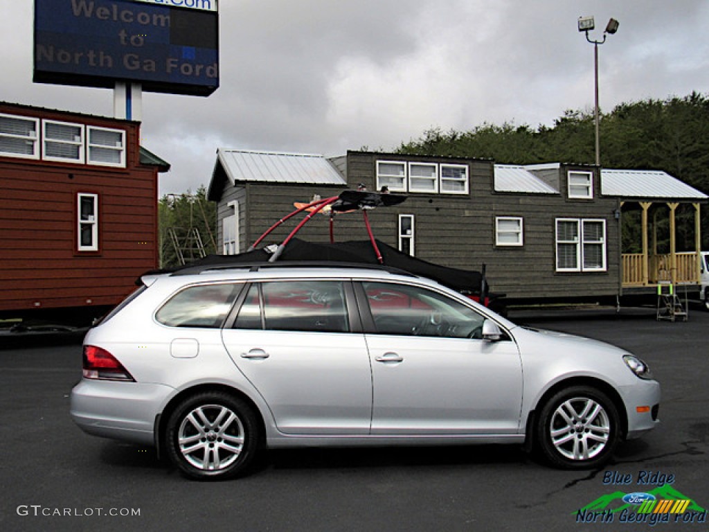 2012 Jetta TDI SportWagen - Moonrock Silver Metallic / Titan Black photo #6