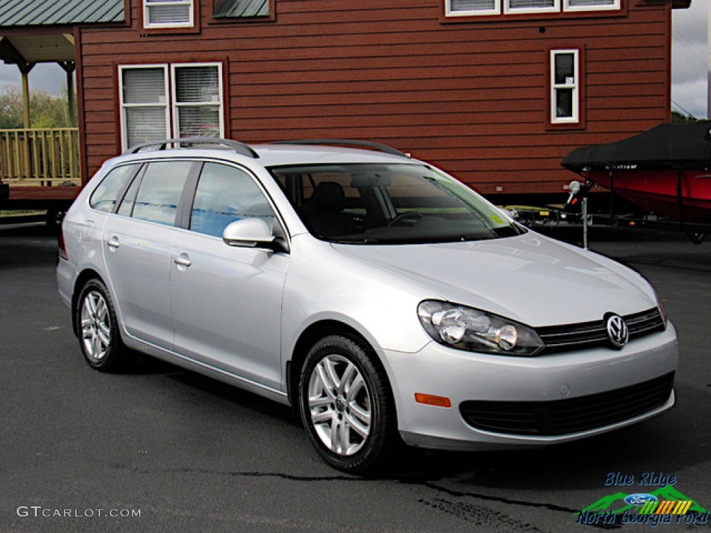 2012 Jetta TDI SportWagen - Moonrock Silver Metallic / Titan Black photo #7