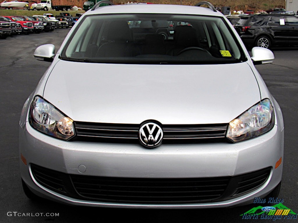 2012 Jetta TDI SportWagen - Moonrock Silver Metallic / Titan Black photo #8