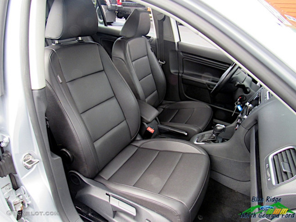2012 Jetta TDI SportWagen - Moonrock Silver Metallic / Titan Black photo #11