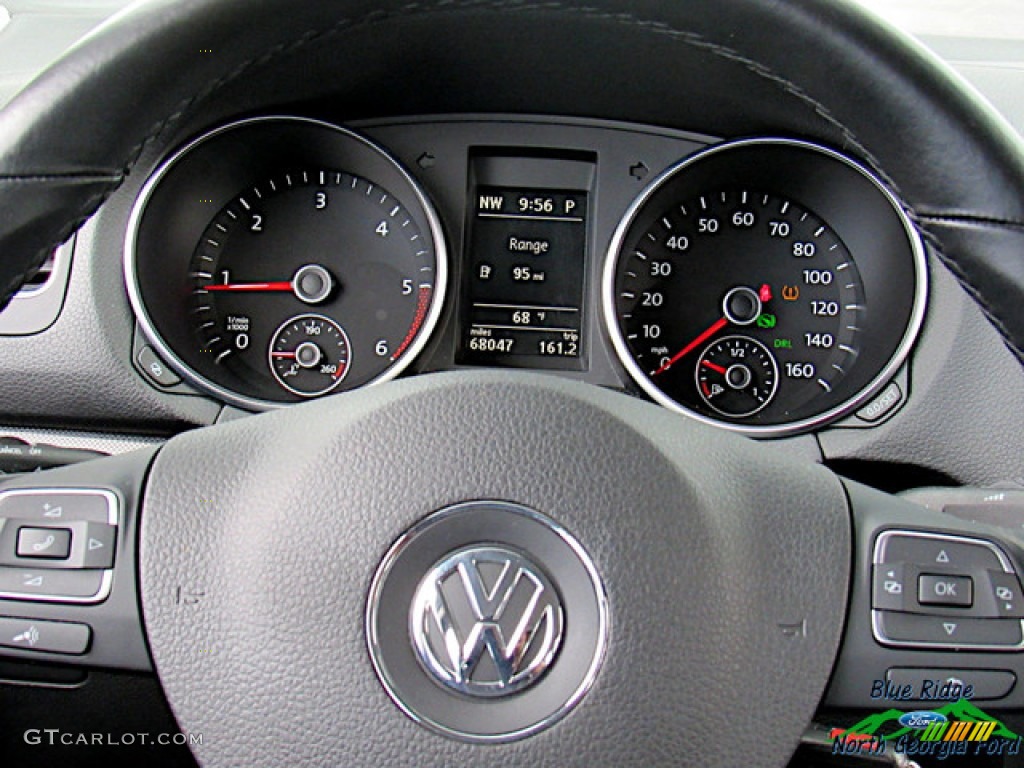 2012 Jetta TDI SportWagen - Moonrock Silver Metallic / Titan Black photo #17