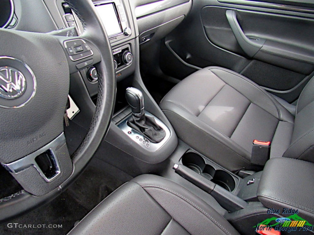 2012 Jetta TDI SportWagen - Moonrock Silver Metallic / Titan Black photo #22